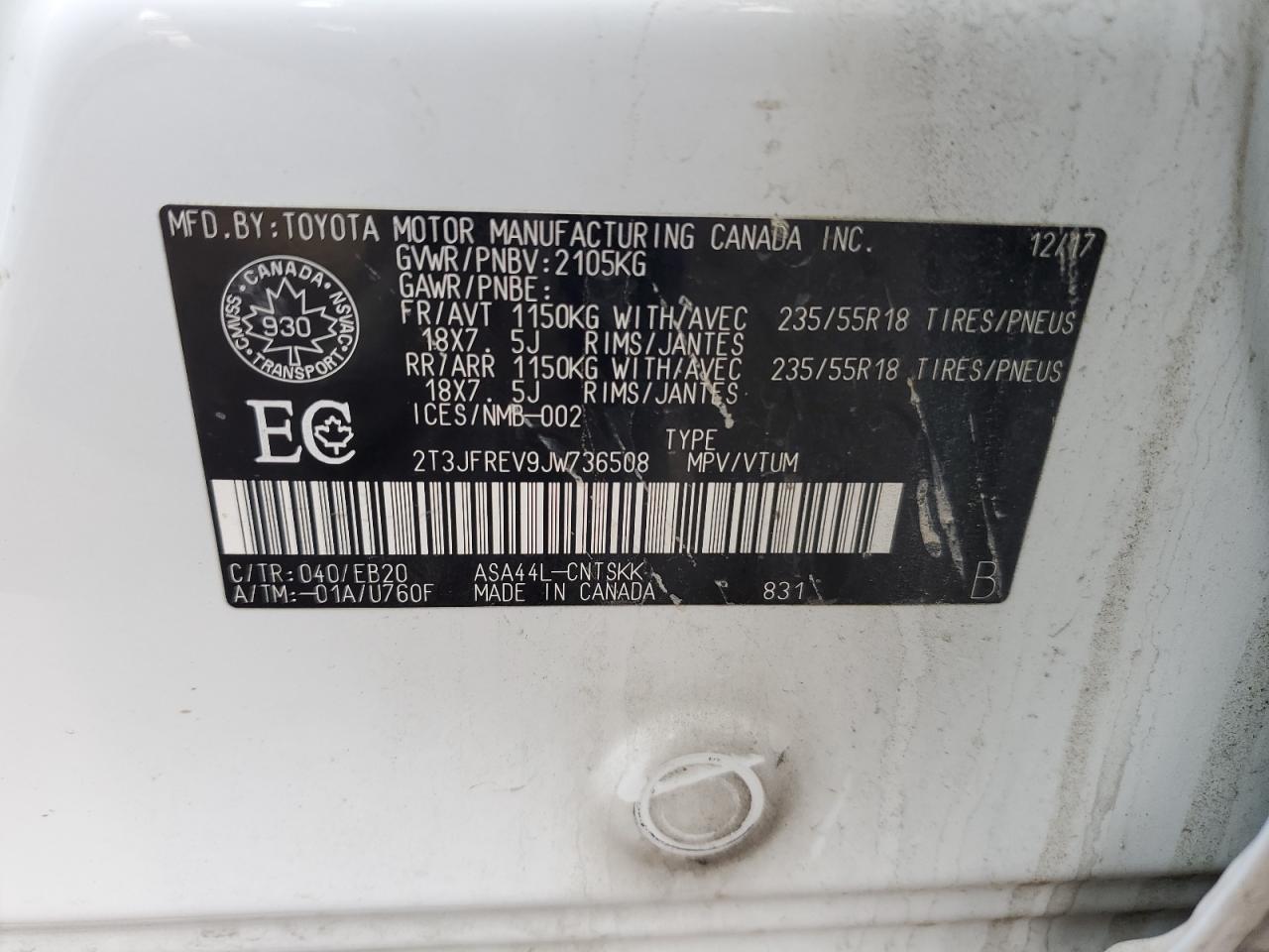 2018 Toyota RAV 4 - Image 14
