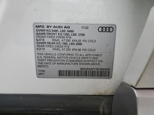 WA1EAAFY2P2060456 Audi Q5 PREMIUM 13