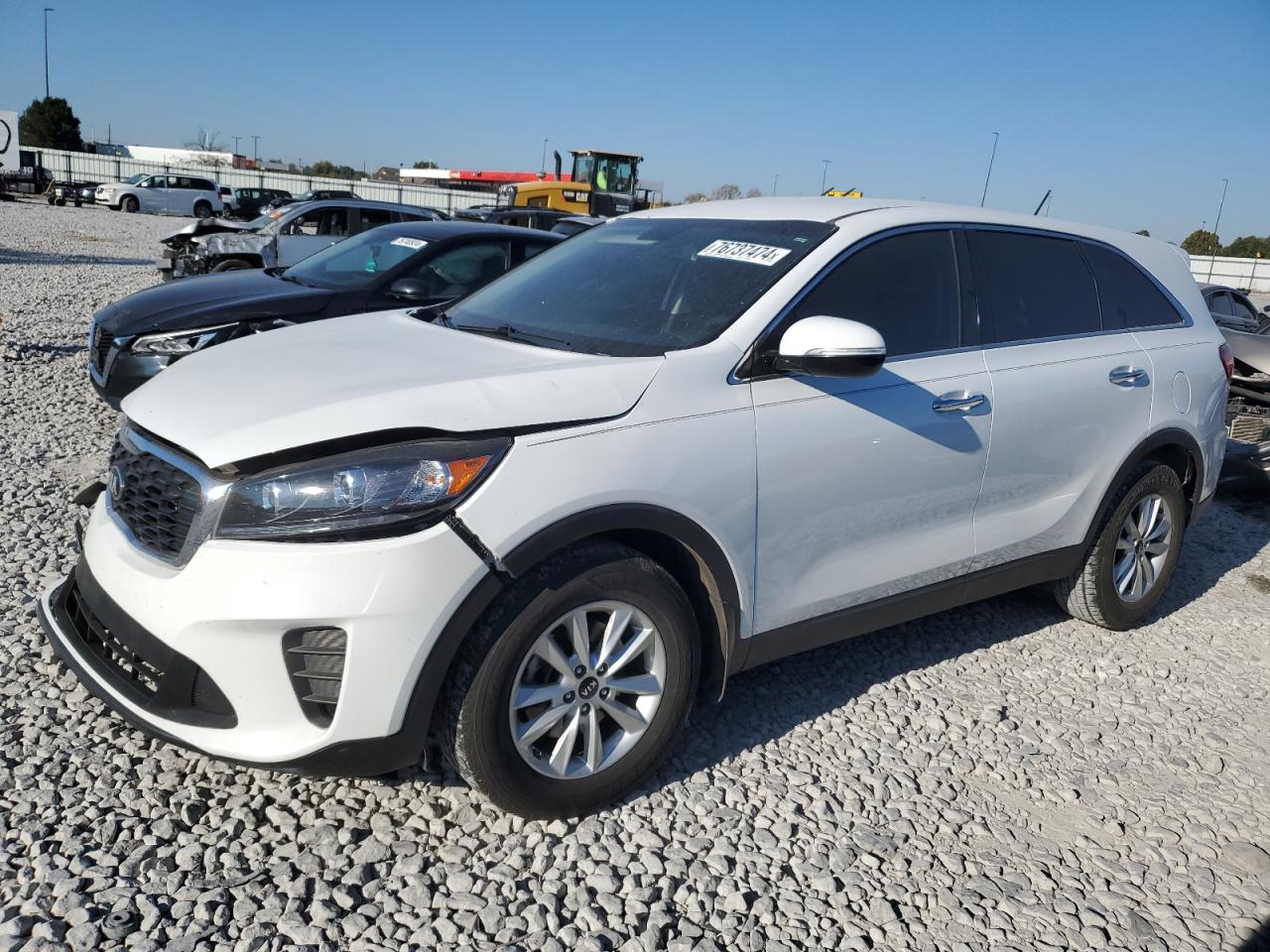 2019 Kia Sorento L VIN: 5XYPG4A39KG504148 Lot: 76737474