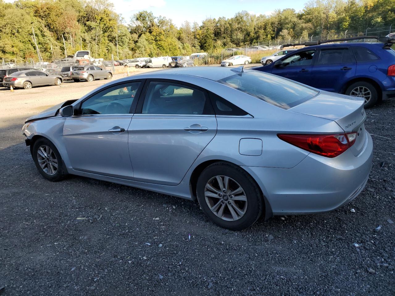 2012 Hyundai Sonata Gls silver null gas 5NPEB4AC5CH321104 photo #3