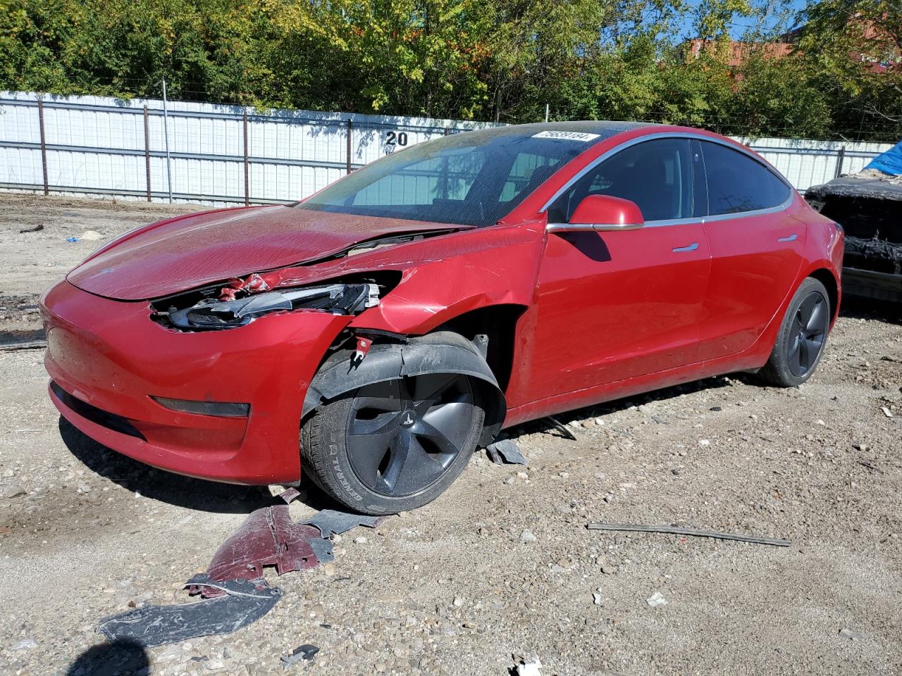 5YJ3E1EA3JF027587 2018 TESLA MODEL 3 - Image 1