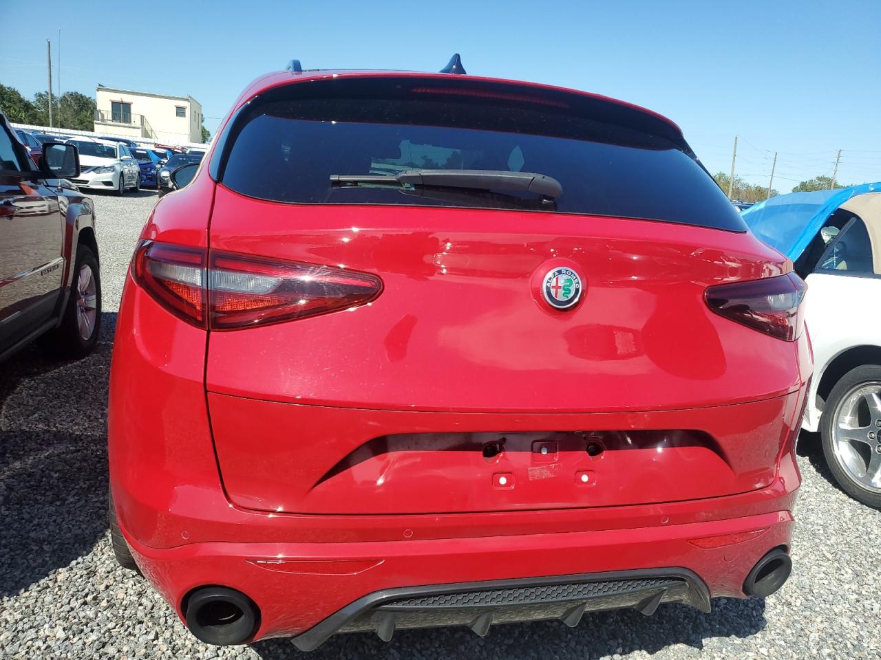 2022 Alfa Romeo Stelvio Ti VIN: ZASPAKBN6N7D25628 Lot: 74698514