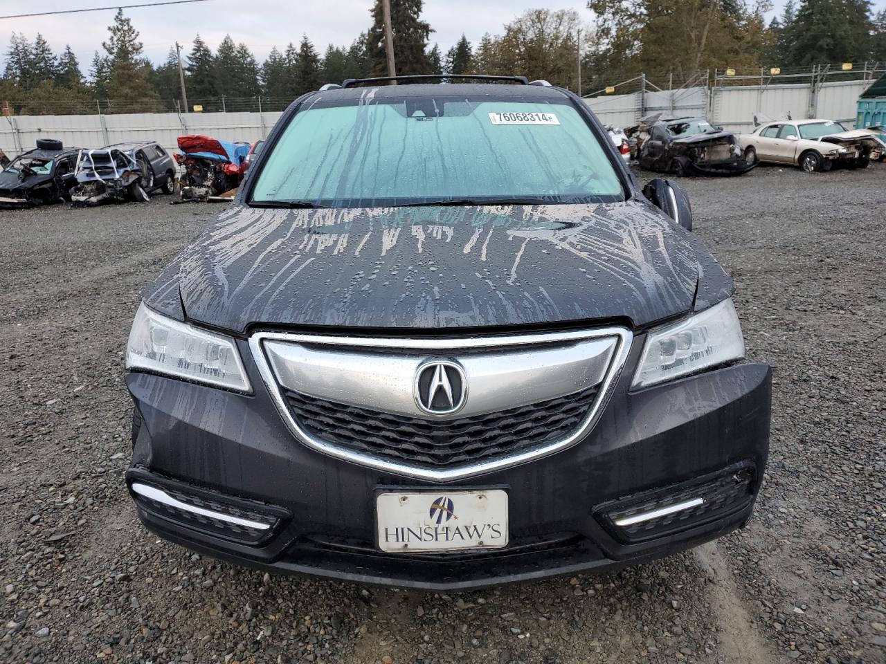 VIN 5FRYD4H6XEB030346 2014 ACURA MDX no.5