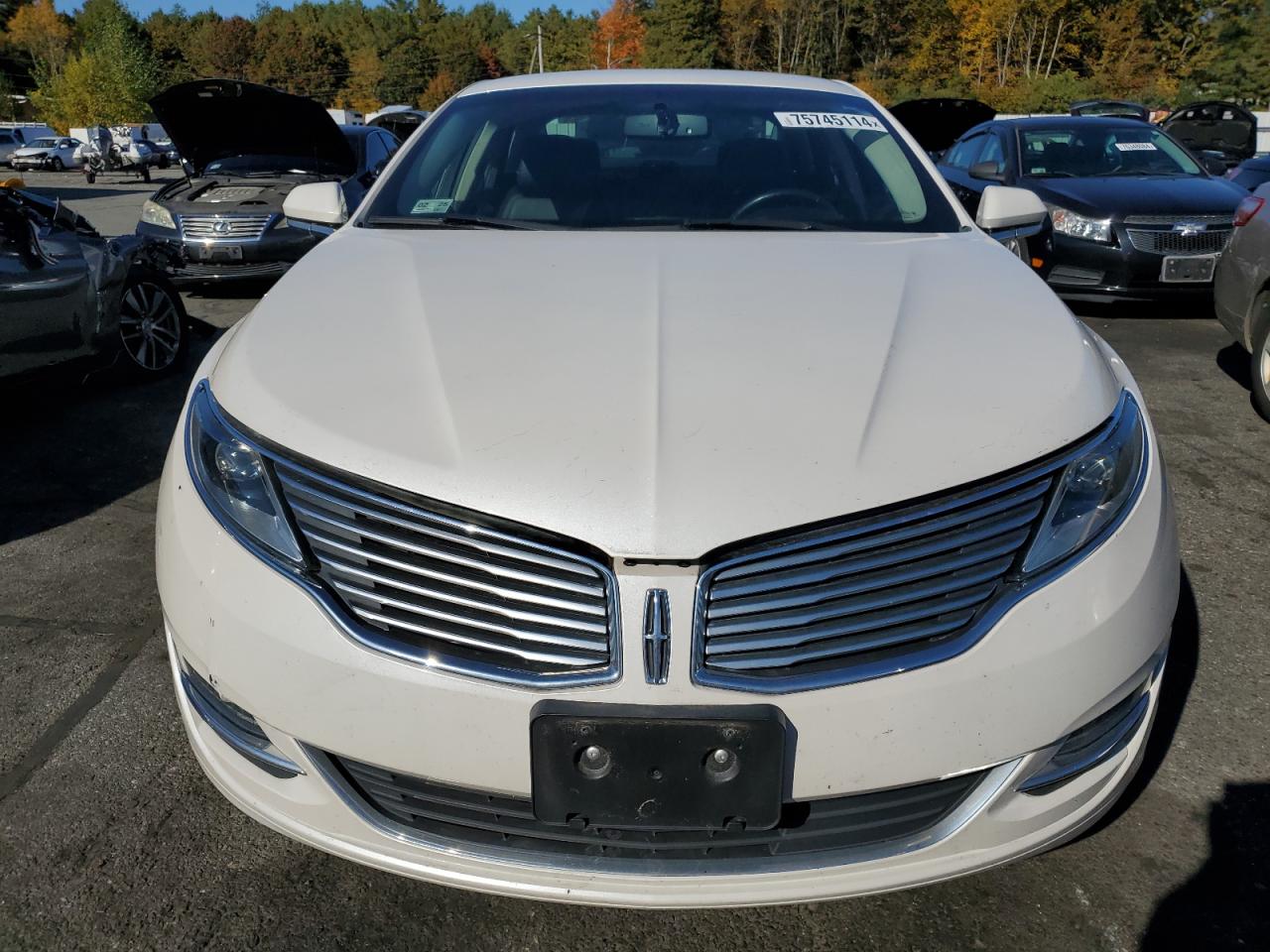 VIN 3LN6L2J99GR611449 2016 LINCOLN MKZ no.5