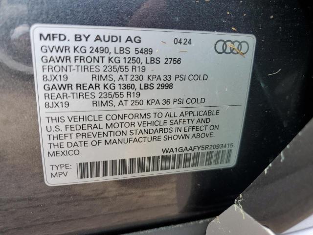 WA1GAAFY5R2093415 Audi Q5 PREMIUM 14