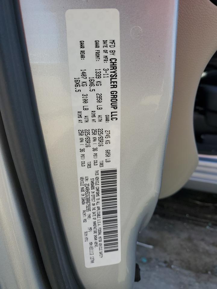 2D4RN5DG3BR679285 2011 Dodge Grand Caravan Crew