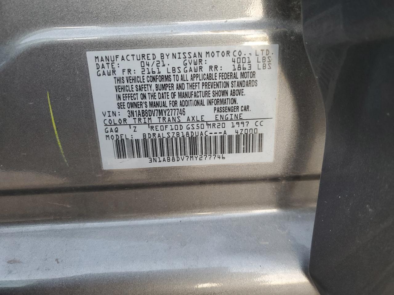 2021 Nissan Sentra - Image 12