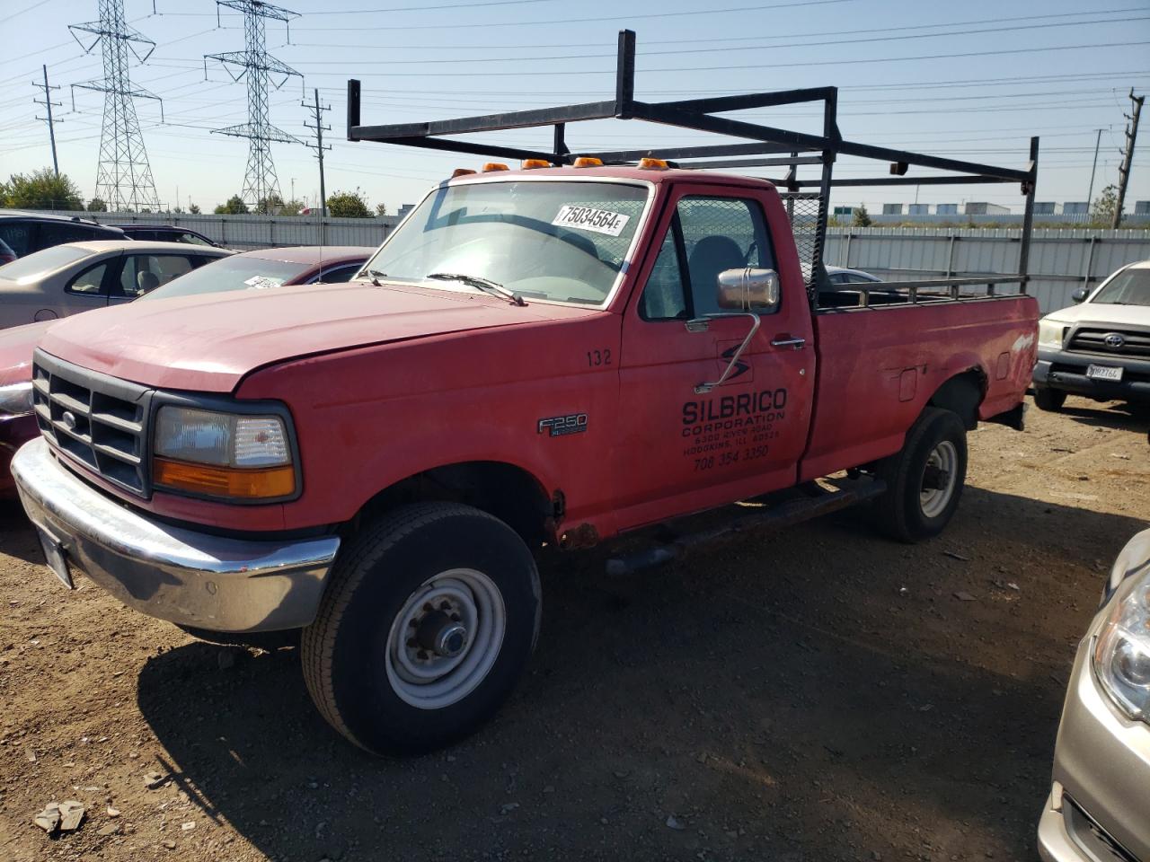 1995 Ford F250 VIN: 2FTHF26H4SCA77038 Lot: 75034564