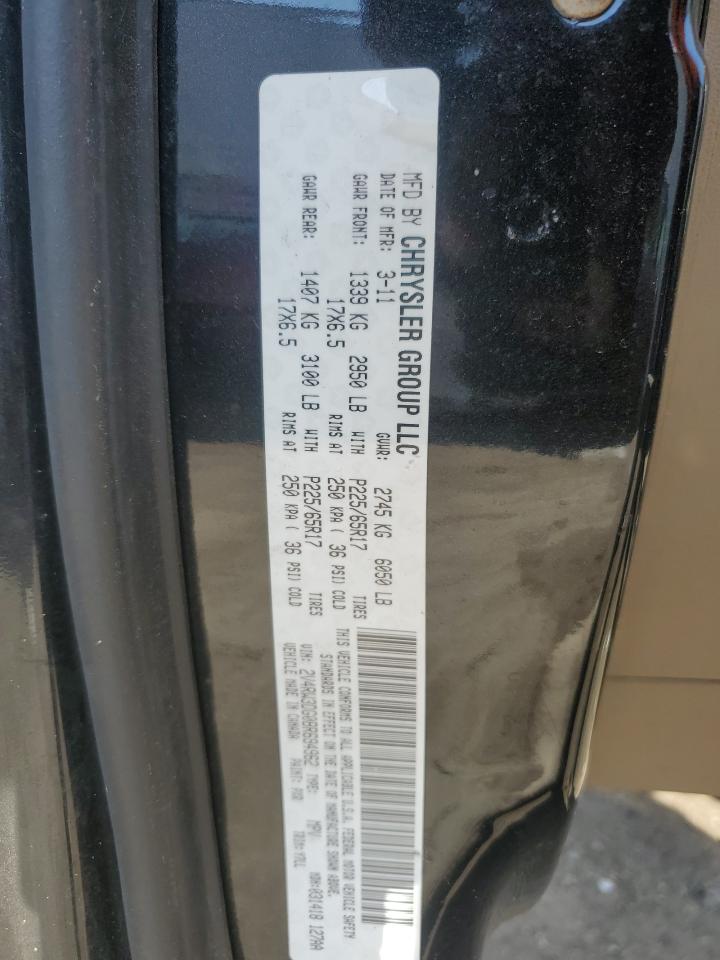 2011 Volkswagen Routan Se VIN: 2V4RW3DG0BR694962 Lot: 75994314