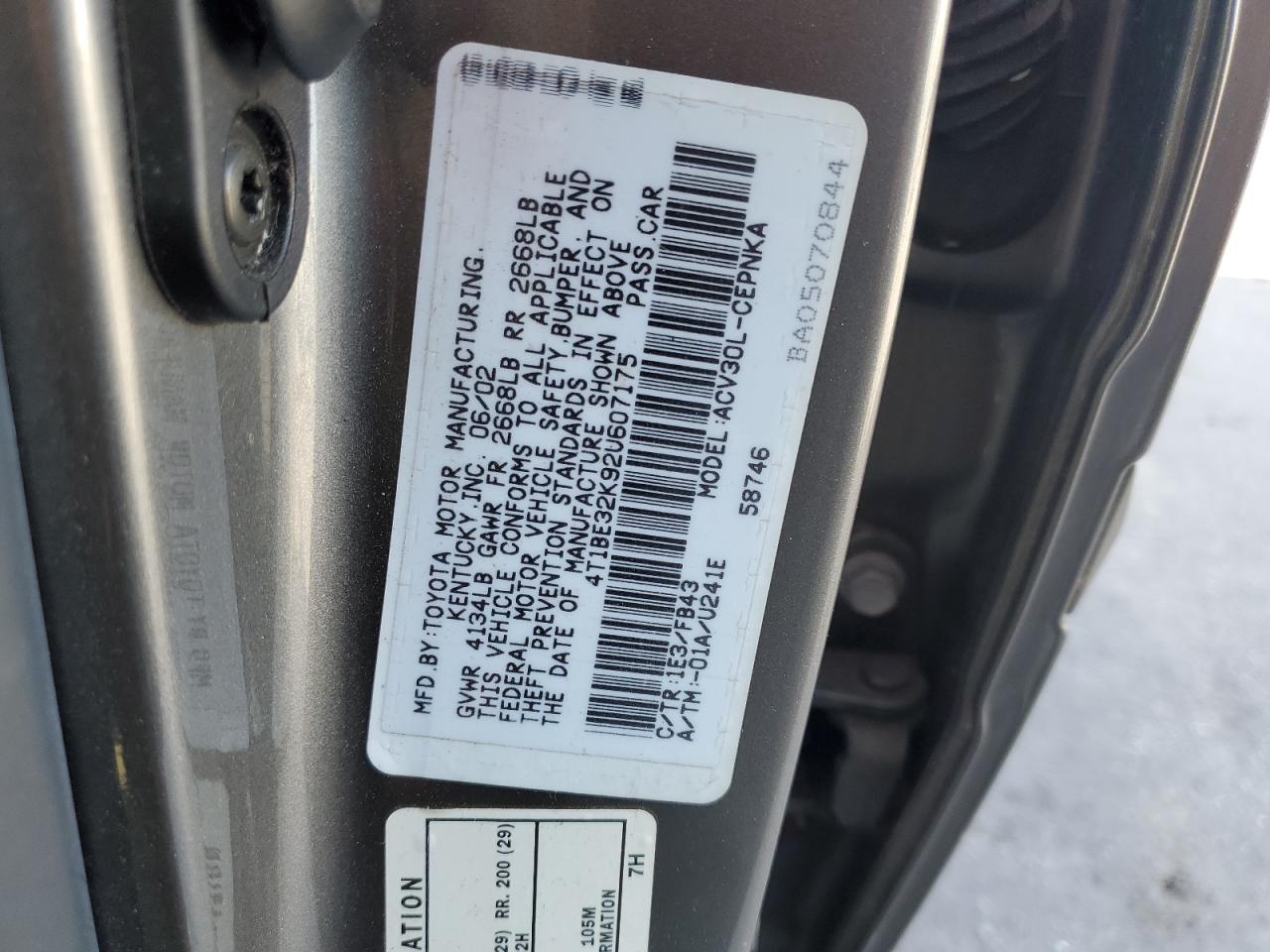 2002 Toyota Camry - Image 15