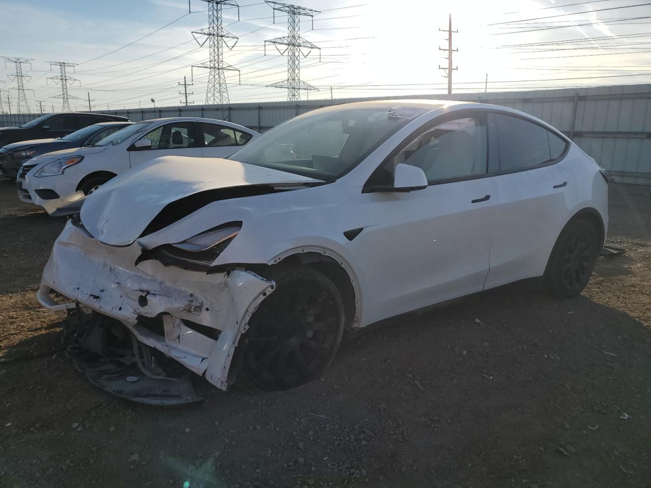 VIN 5YJYGDEE2MF124014 2021 TESLA MODEL Y no.1