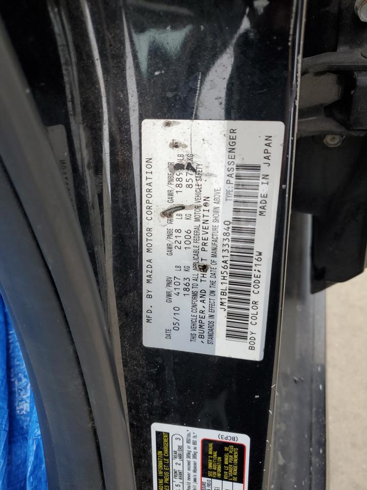 2010 Mazda 3 S VIN: JM1BL1H56A1333840 Lot: 77255574