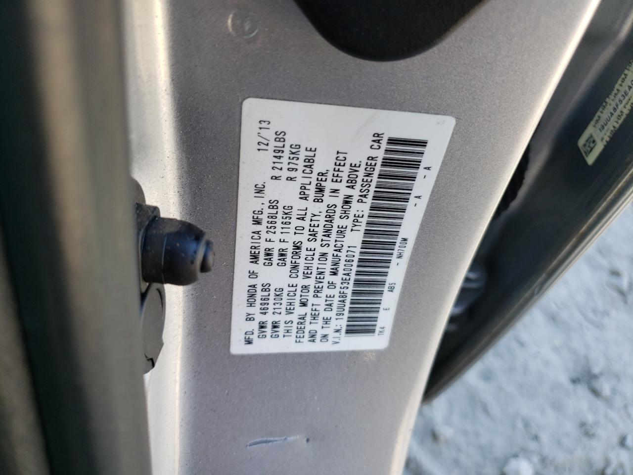 2014 Acura Tl Tech VIN: 19UUA8F53EA006071 Lot: 77299604