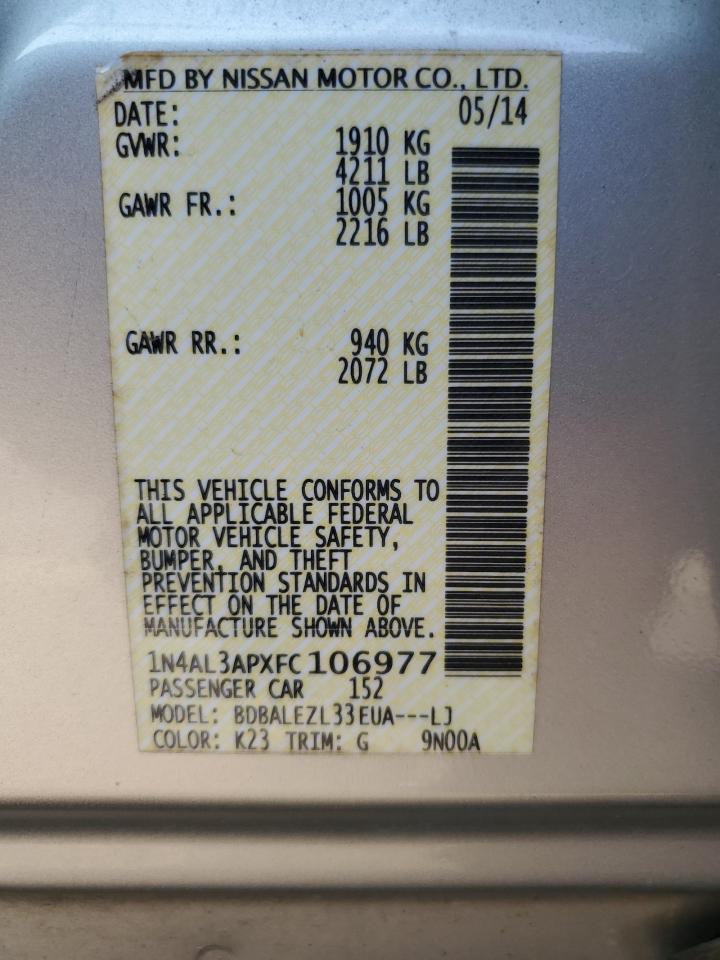 2015 Nissan Altima - Image 12