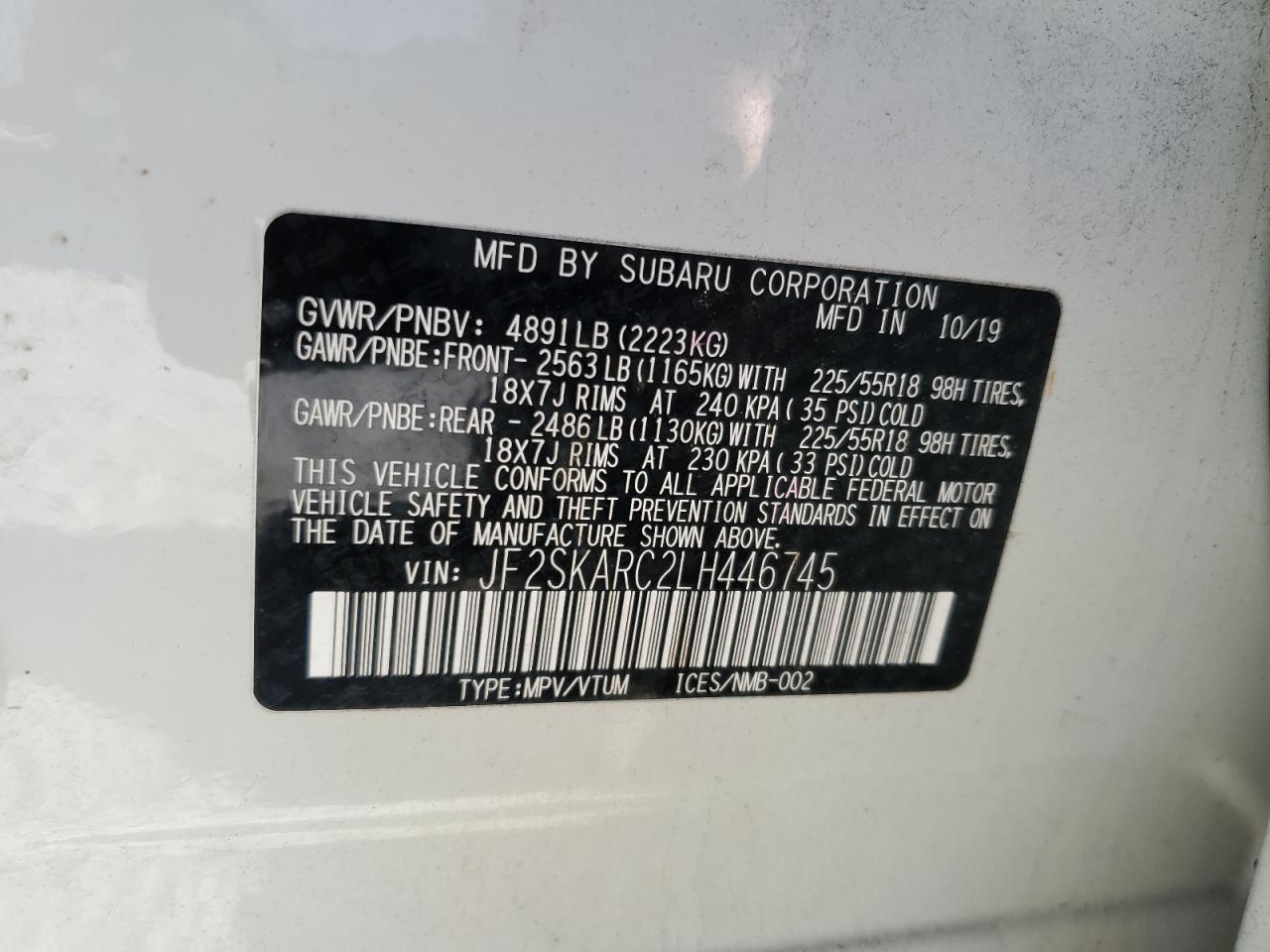 2020 Subaru Forester - Image 13