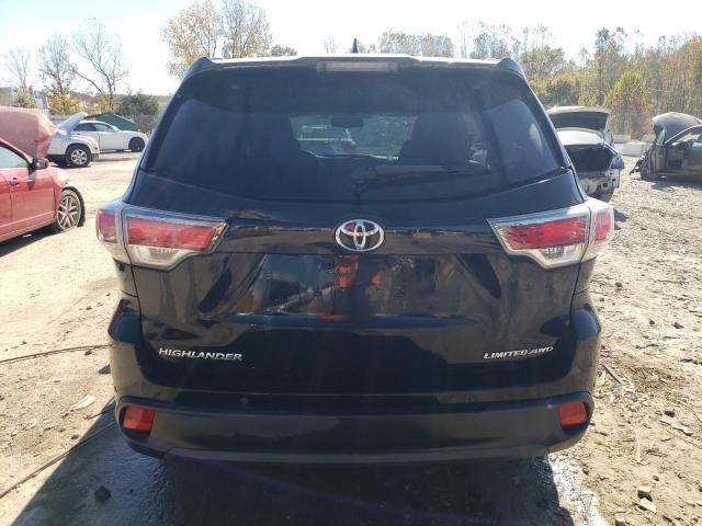  TOYOTA HIGHLANDER 2015 Czarny