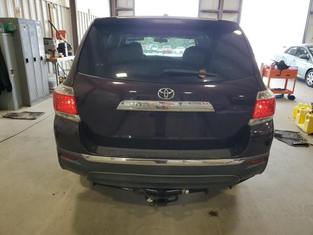  TOYOTA HIGHLANDER 2012 Бургунди