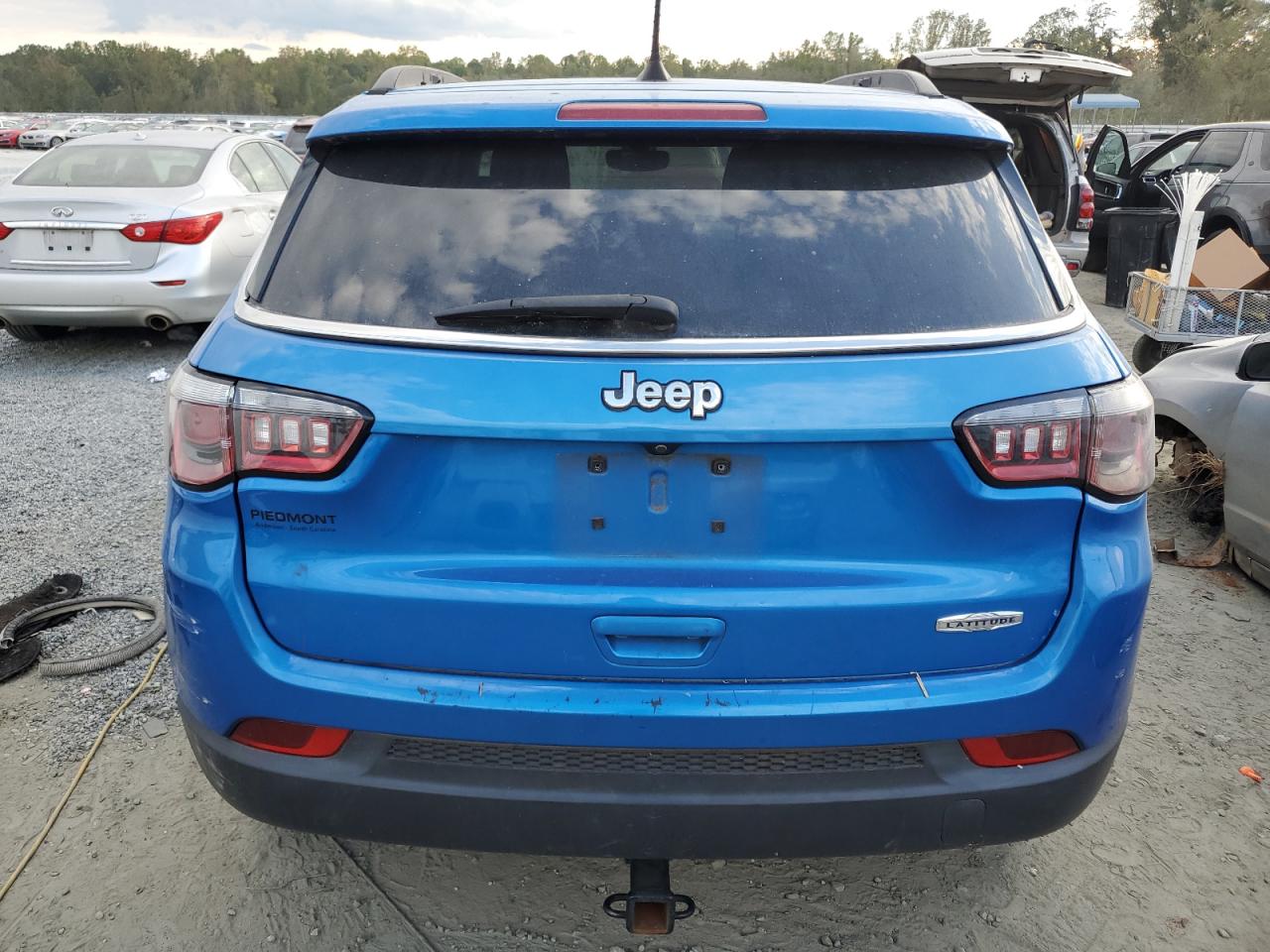 2020 Jeep Compass Latitude VIN: 3C4NJCBB3LT158858 Lot: 74492154