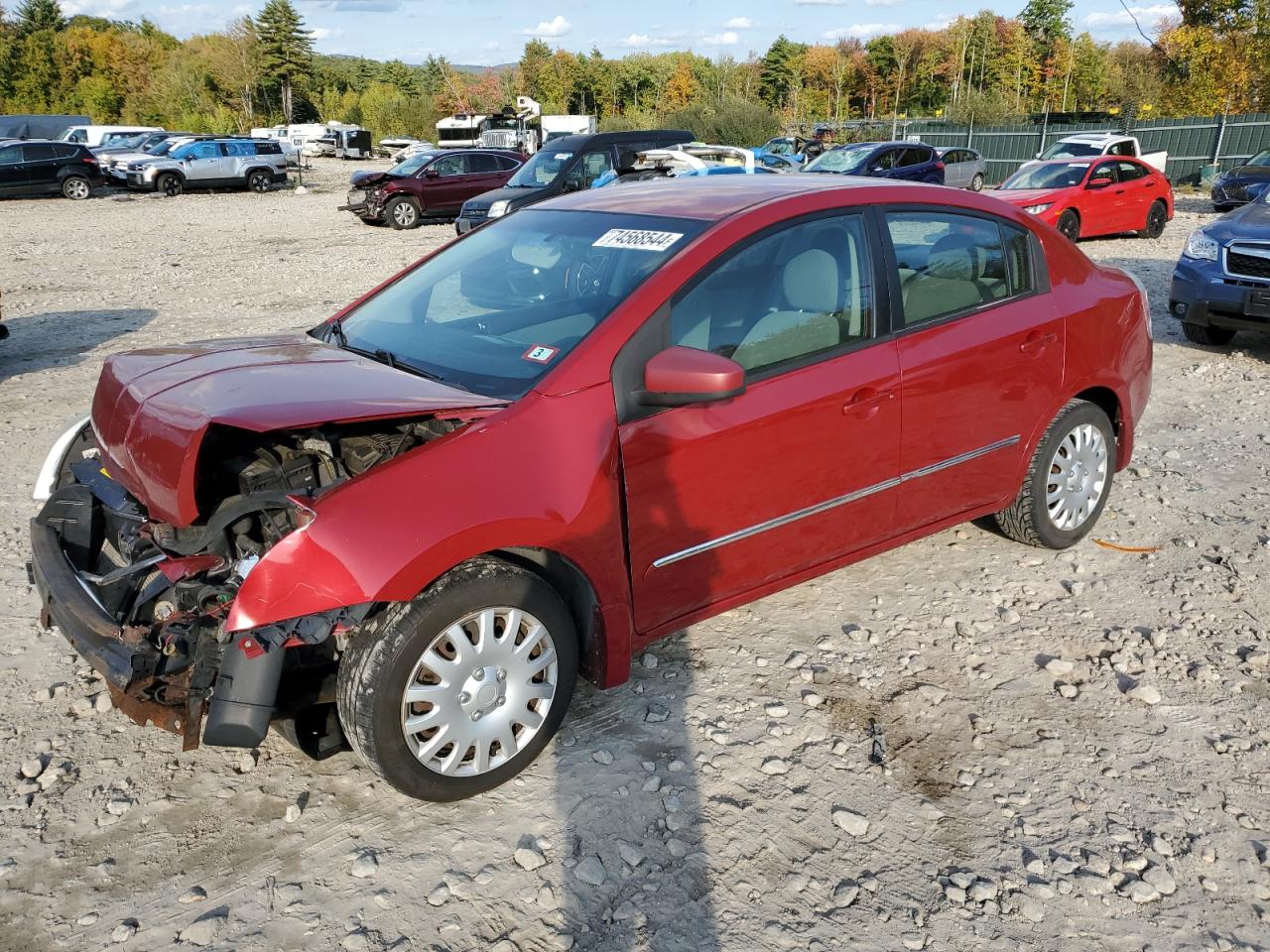 2010 Nissan Sentra 2.0 VIN: 3N1AB6AP4AL653810 Lot: 74568544