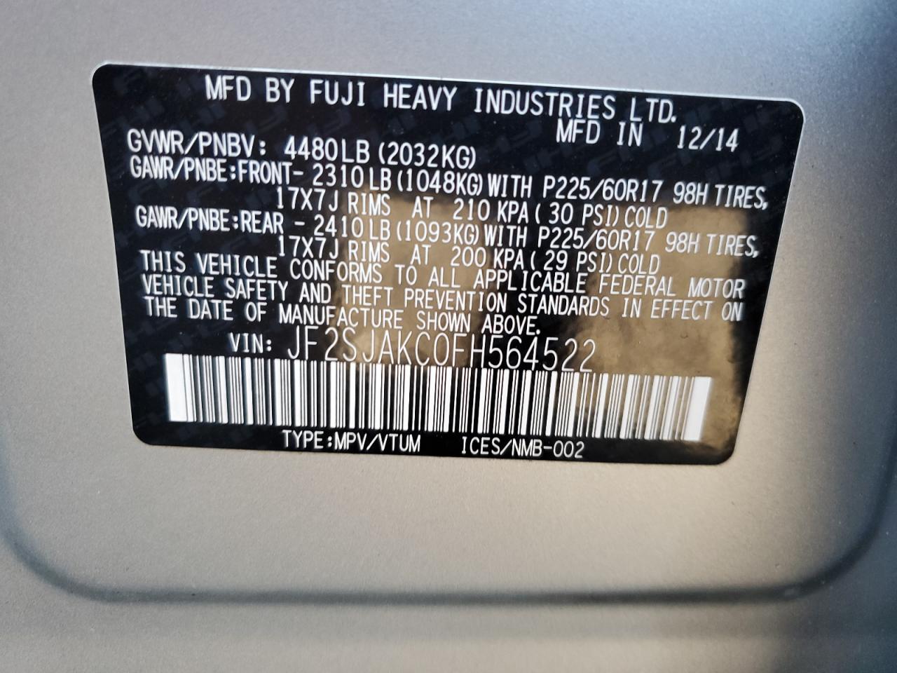 2015 Subaru Forester - Image 13