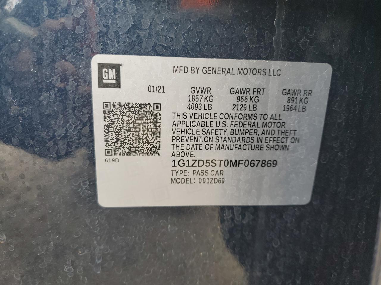 2021 Chevrolet Malibu - Image 14