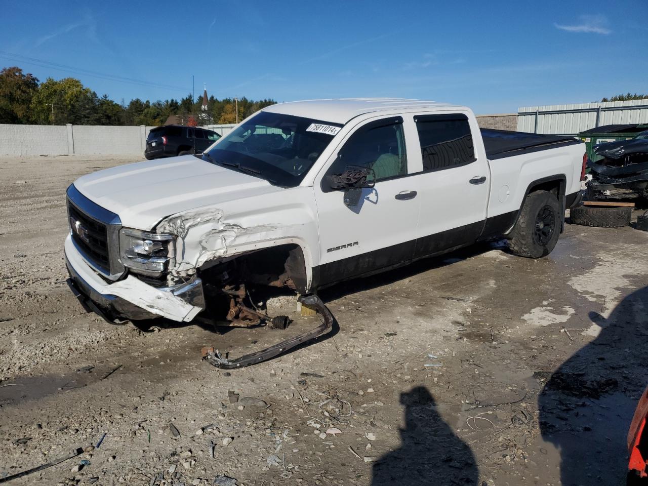 2014 GMC Sierra K1500 VIN: 3GTU2TEC0EG451190 Lot: 75811014