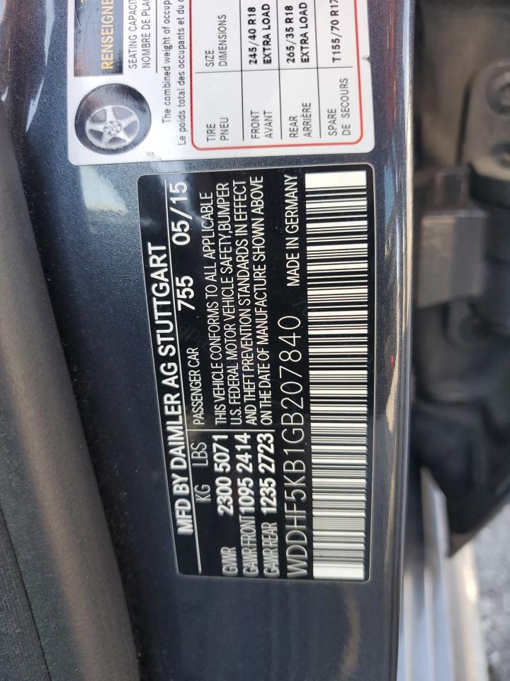 WDDHF5KB1GB207840 2016 Mercedes-Benz E 350