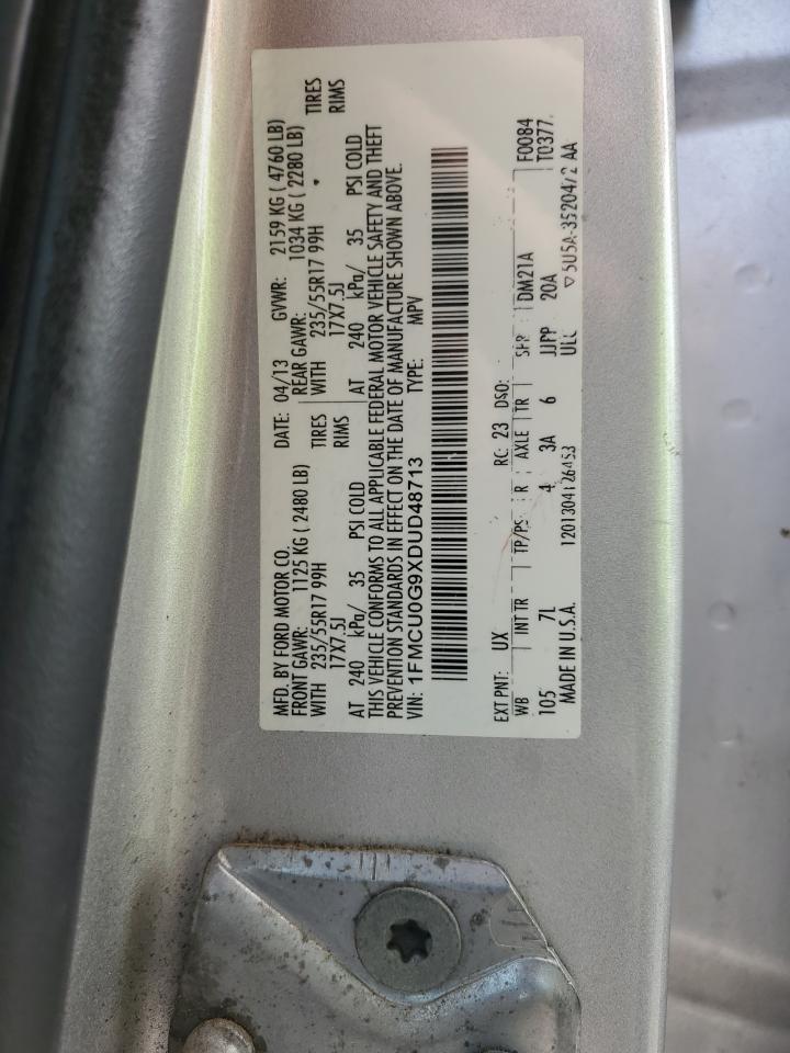 1FMCU0G9XDUD48713 2013 Ford Escape Se