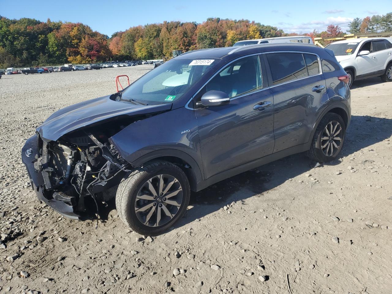 2019 Kia Sportage Ex VIN: KNDPNCAC9K7493827 Lot: 76315174