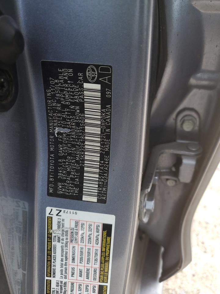 2T1KR32E18C715606 2008 Toyota Corolla Matrix Xr