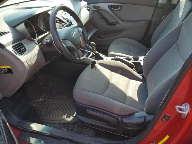 HYUNDAI ELANTRA 2014 Czerwony