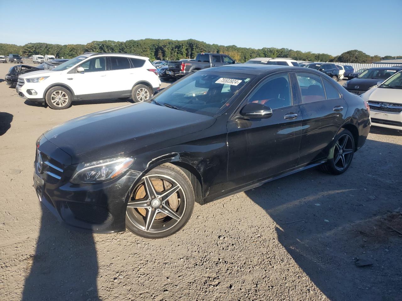 VIN 55SWF4KB7GU153757 2016 MERCEDES-BENZ C-CLASS no.1