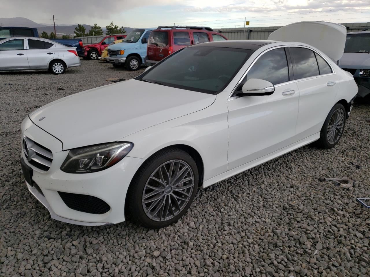 VIN 55SWF6GBXFU027508 2015 MERCEDES-BENZ C-CLASS no.1