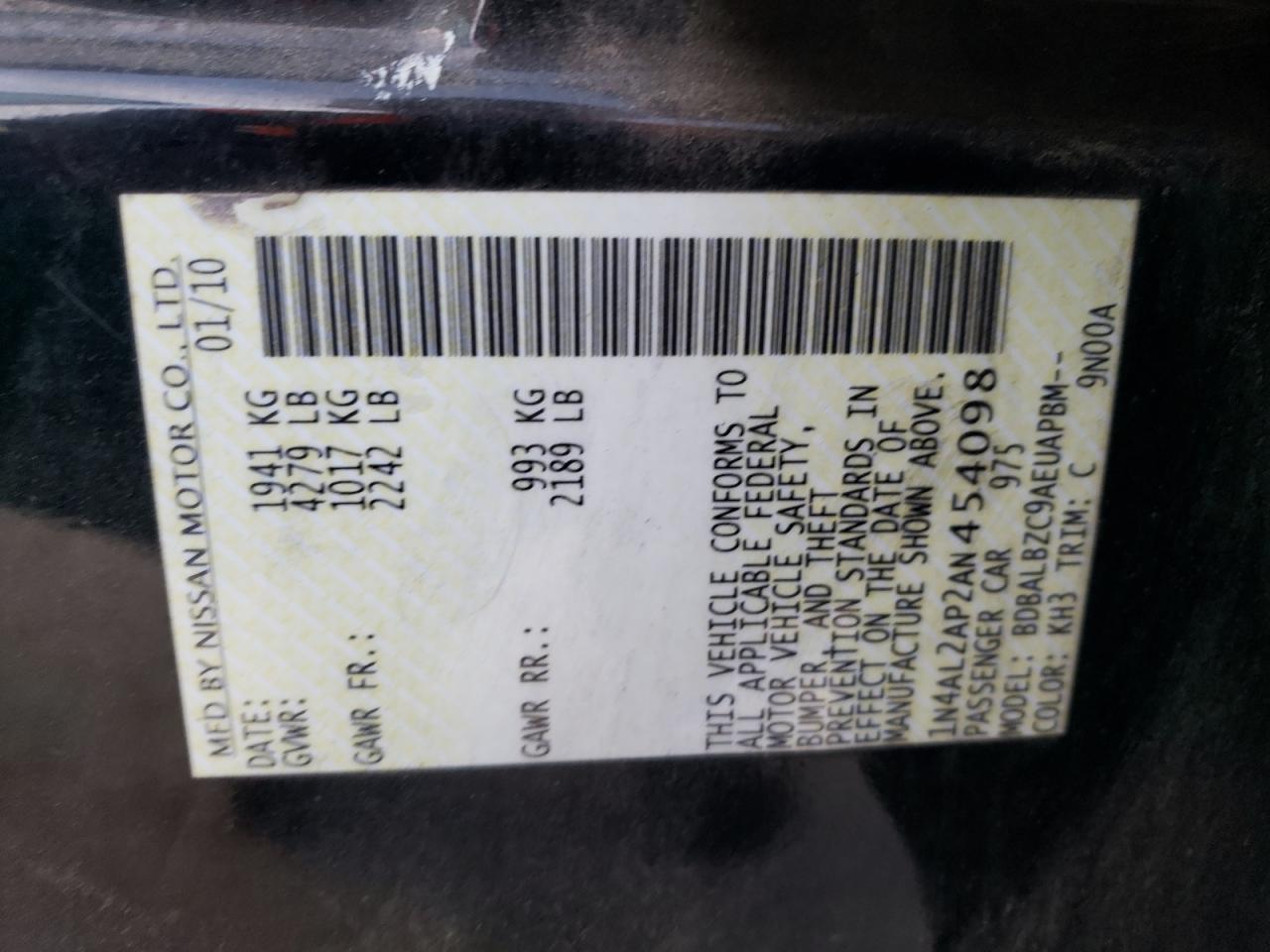 2010 Nissan Altima - Image 12