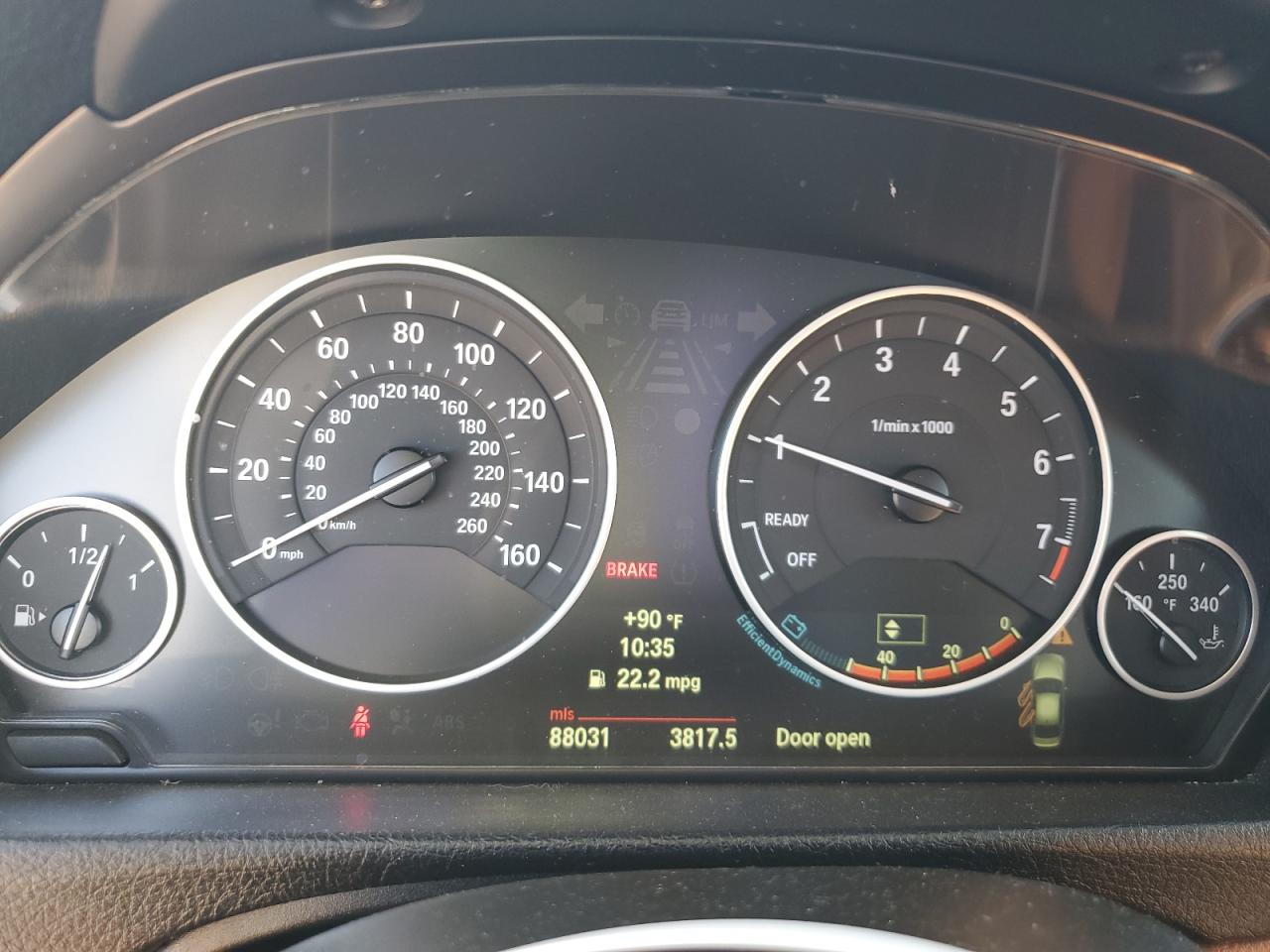 2013 BMW 335 I VIN: WBA3A9G52DNN73066 Lot: 77701484