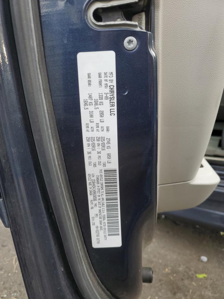 2D8HN541X9R638586 2009 Dodge Grand Caravan Sxt