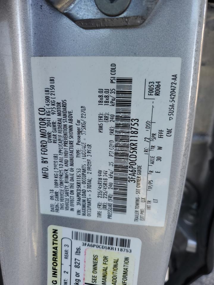 2019 Ford Fusion - Image 12