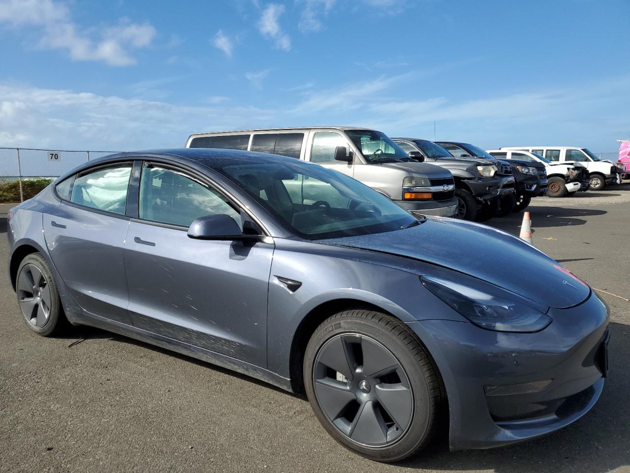 VIN 5YJ3E1EA9PF420115 2023 TESLA MODEL 3 no.4