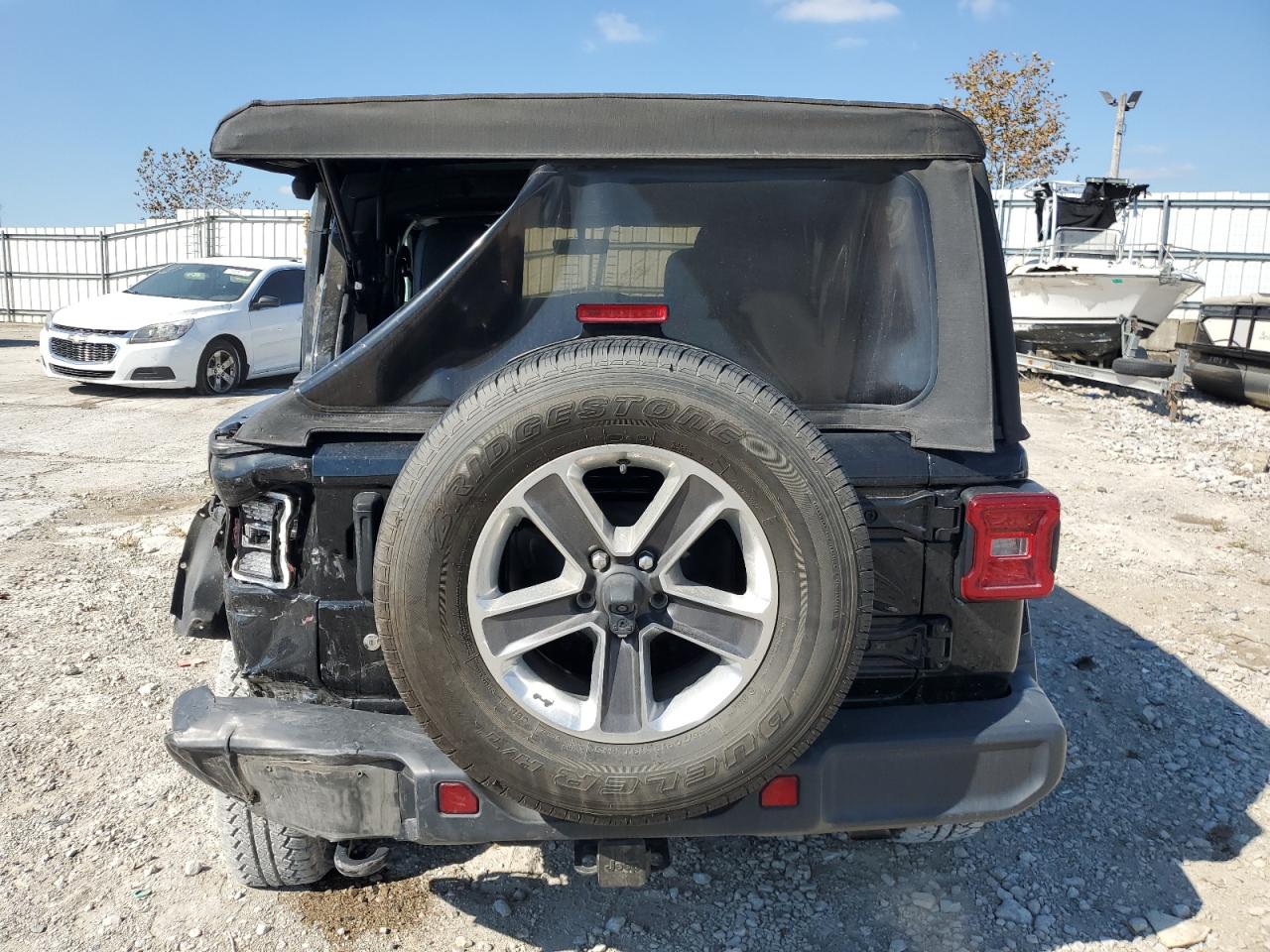 2020 Jeep Wrangler Unlimited Sahara VIN: 1C4HJXEN3LW110734 Lot: 76282194