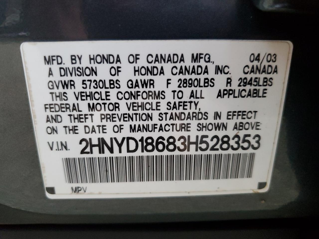 2003 Acura MDX - Image 14