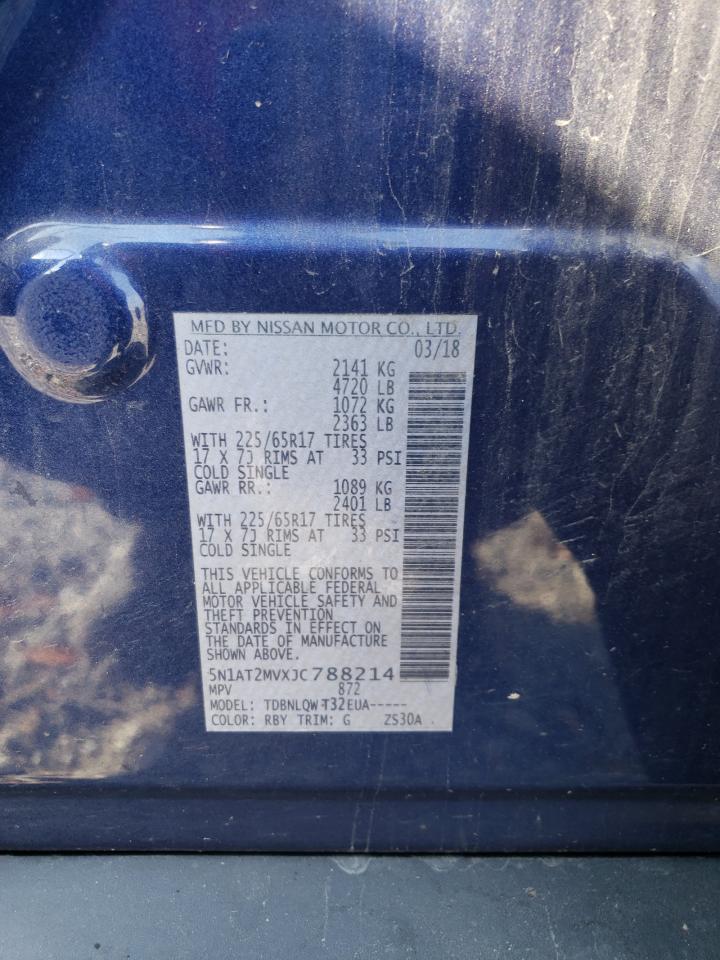5N1AT2MVXJC788214 2018 NISSAN ROGUE - Image 13