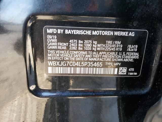 WBXJG7C04L5P35465 BMW X1 SDRIVE2 13