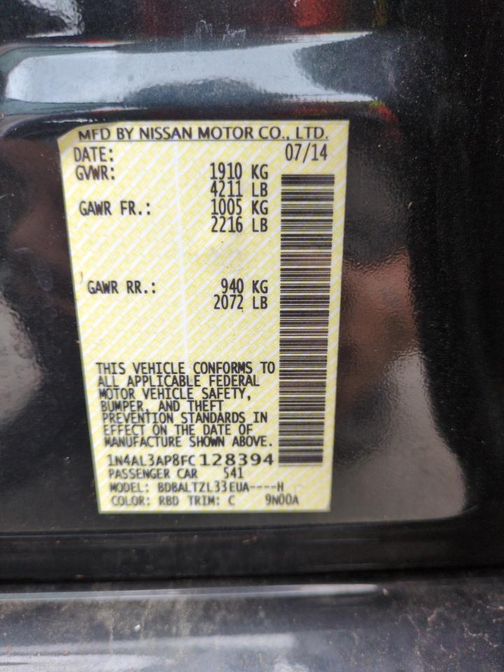 1N4AL3AP8FC128394 2015 NISSAN ALTIMA - Image 13