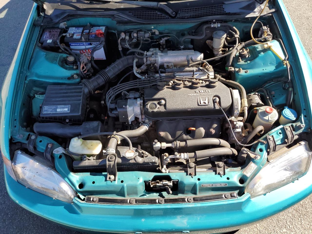 1993 Honda Civic Dx VIN: 2HGEJ2241PH521105 Lot: 72838024