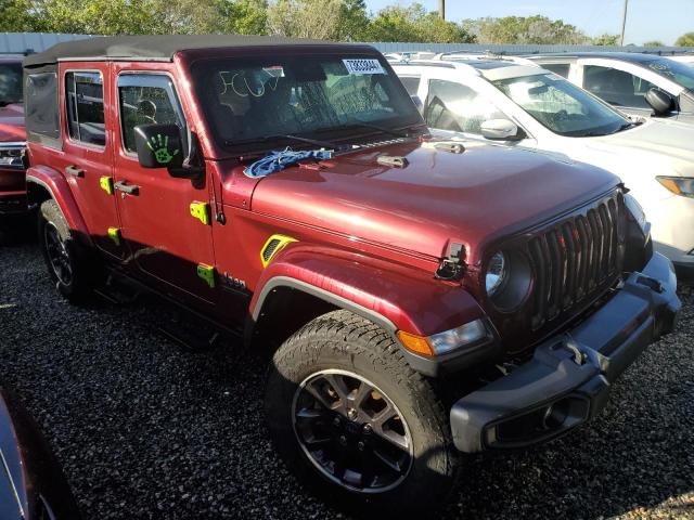  JEEP WRANGLER 2021 Бордовий