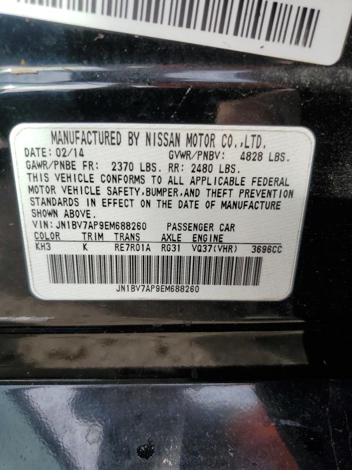 JN1BV7AP9EM688260 2014 Infiniti Q50 Base