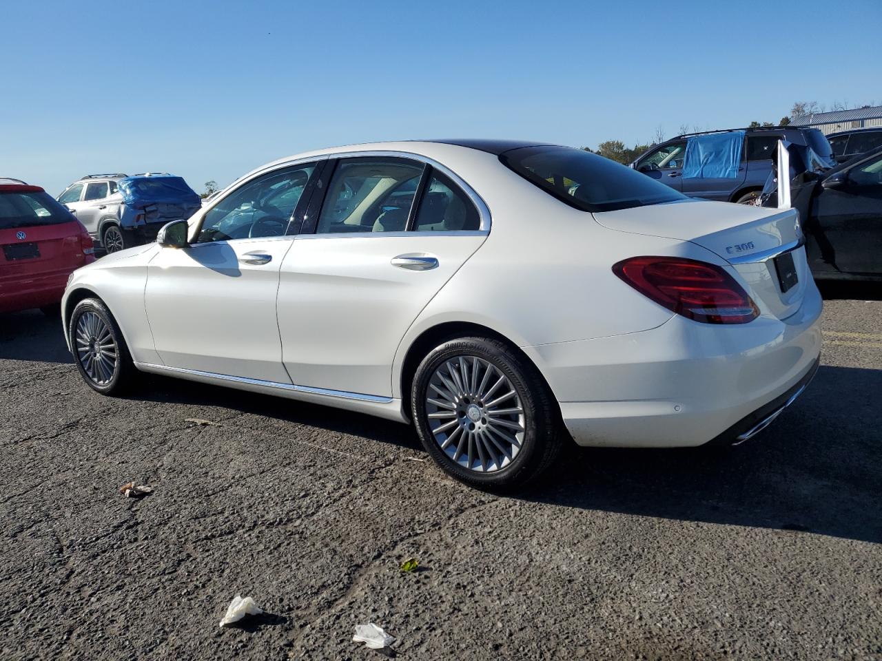 55SWF4KBXFU055563 2015 MERCEDES-BENZ C CLASS - Image 2