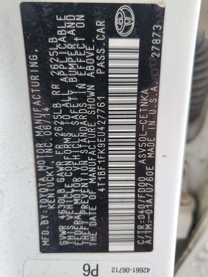 2014 Toyota Camry - Image 13