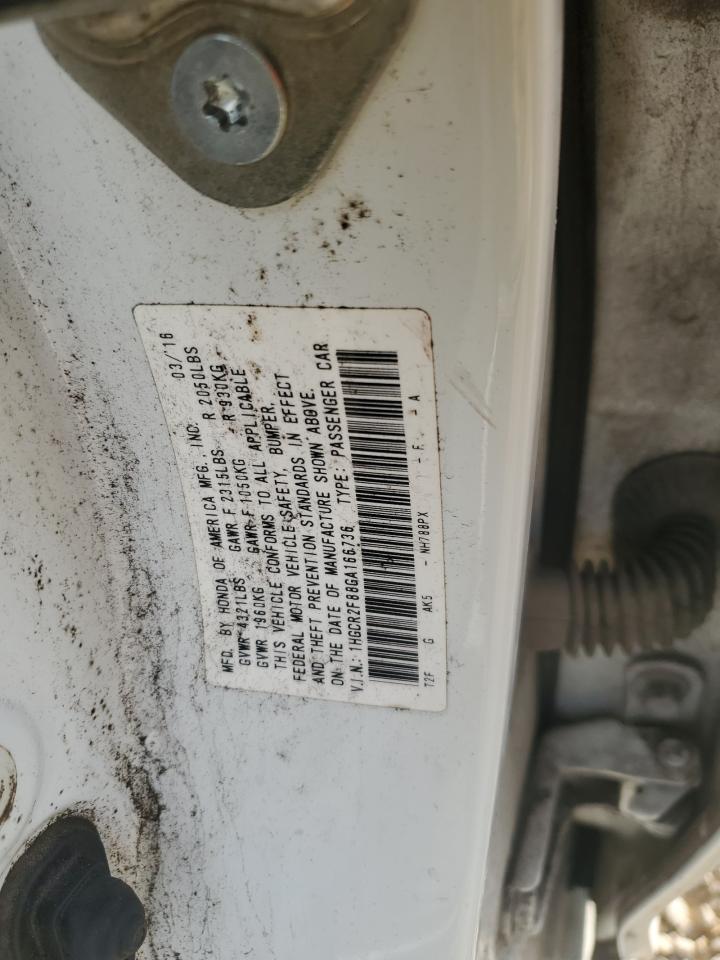 1HGCR2F88GA166736 2016 HONDA ACCORD - Image 12