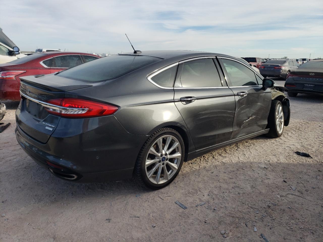 2017 Ford Fusion Titanium VIN: 3FA6P0K96HR209052 Lot: 77998214